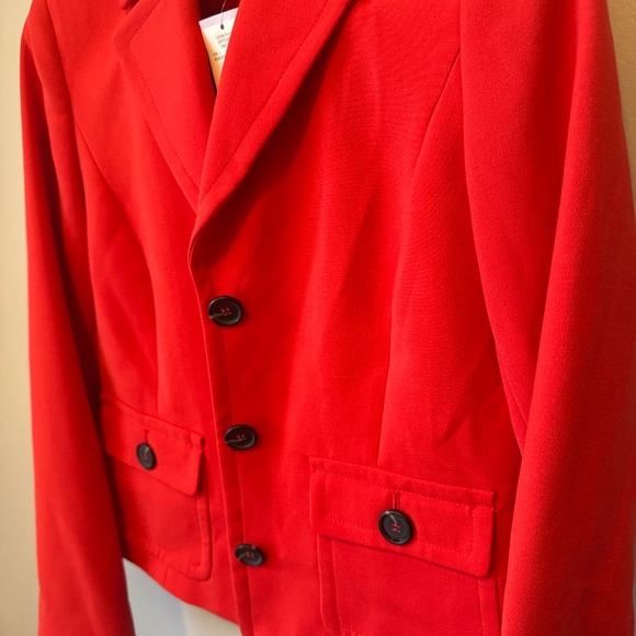 Jones, New York collection stretch blazer red - Picture 2 of 7